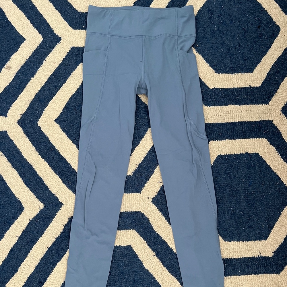 Athlete girl leggings